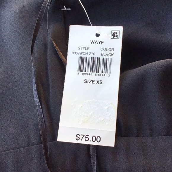 WAYF Black Mini Dress Revolve Nordstrom NEW - Picture 9 of 9